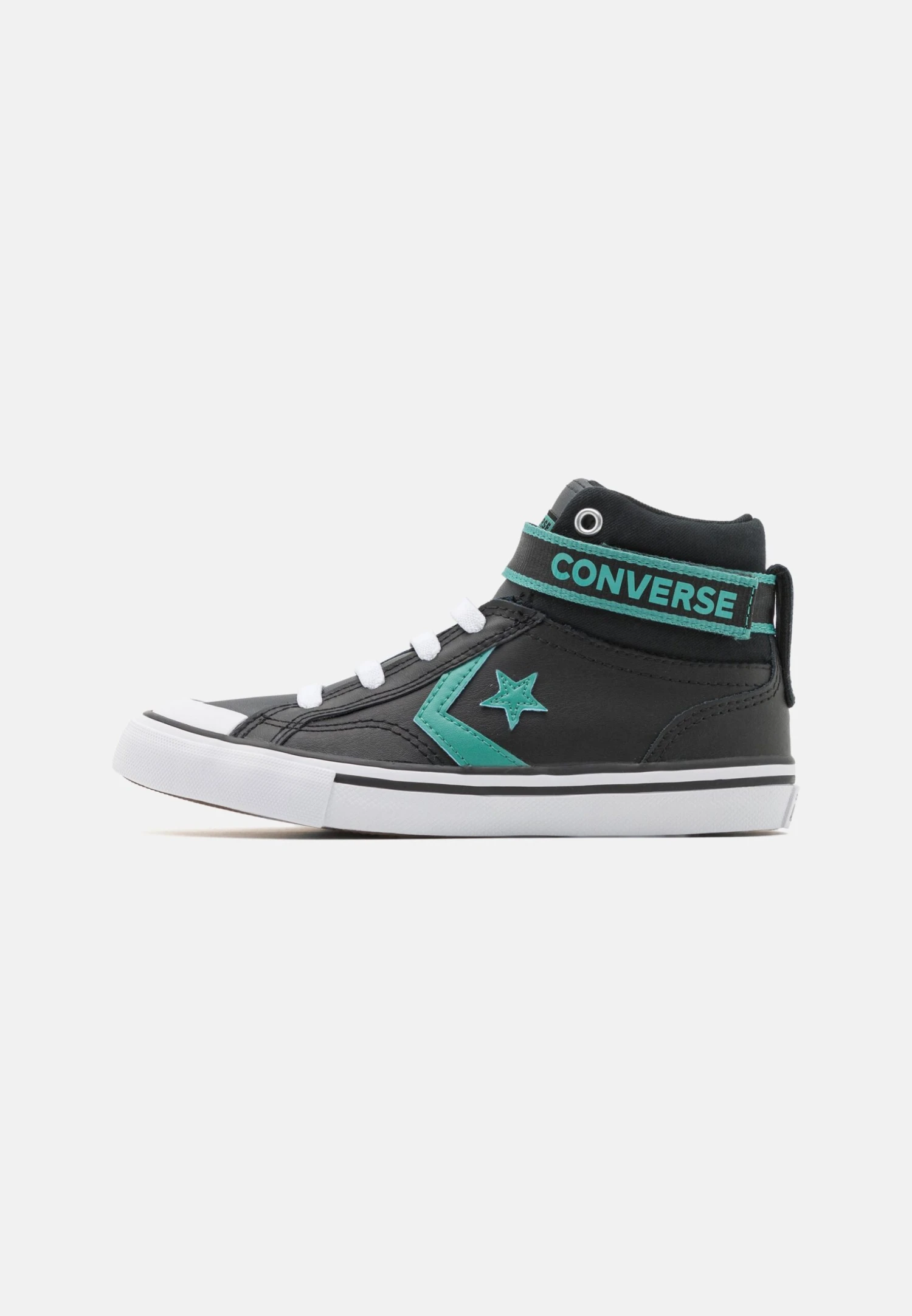 Converse Pro Blaze Strap Easy On Varsity Club Unisex - High-Top Trainers - Black/Algae Coast/White 1 Converse Pro Blaze Strap Easy On Varsity Club Unisex - High-Top Trainers - Black/Algae Coast/White