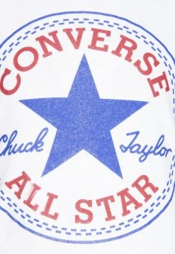 Converse TIMELESS CHUCK PATCH TEE - Print T-shirt - White -Converse Store 3ca16e8caa2241d5b315803fd3a1f8b6