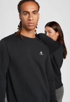 Converse Unisex - Zip-Up Sweatshirt - Black -Converse Store 3d026e5954d84b29849a29509e6fec35