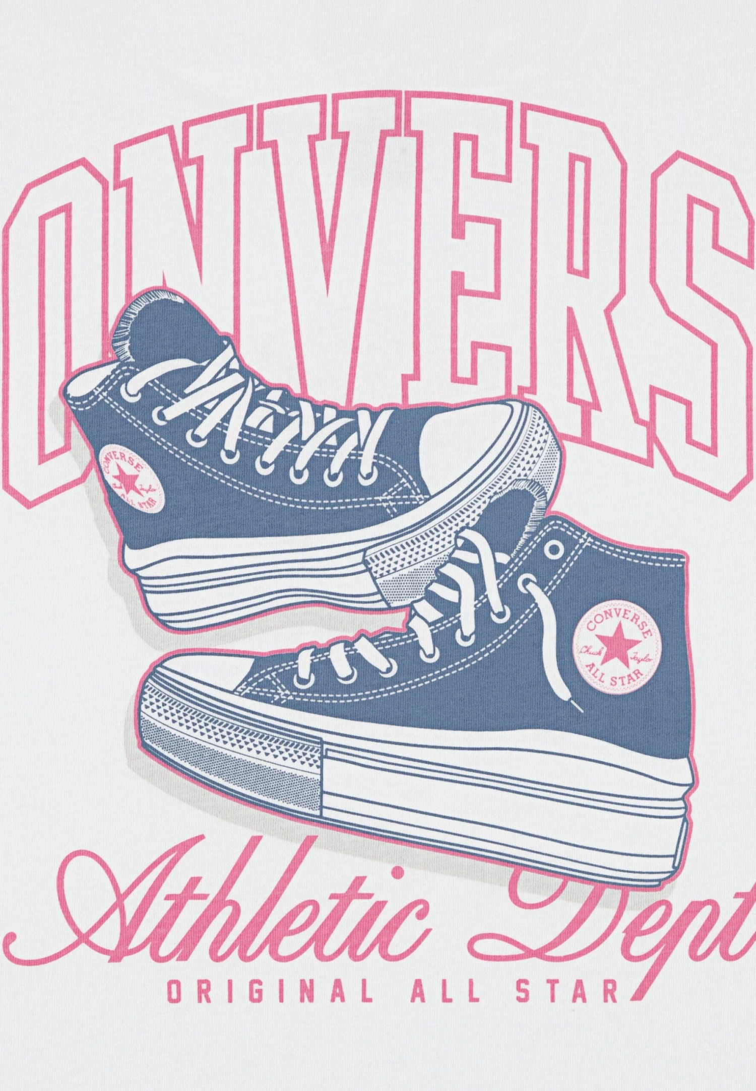 Converse CHUCK TAYLOR BOYFRIEND - Print T-shirt - White 7 Converse CHUCK TAYLOR BOYFRIEND - Print T-shirt - White - Image 7