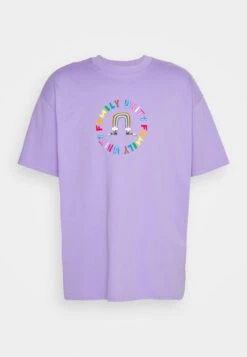 Converse Pride Oversized Tee Unisex - Print T-Shirt - Lilac
