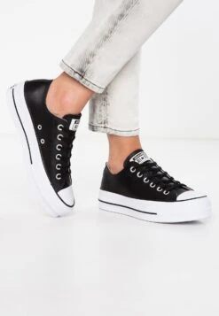 Converse Chuck Taylor All Star Lift Clean - Trainers - Black/White