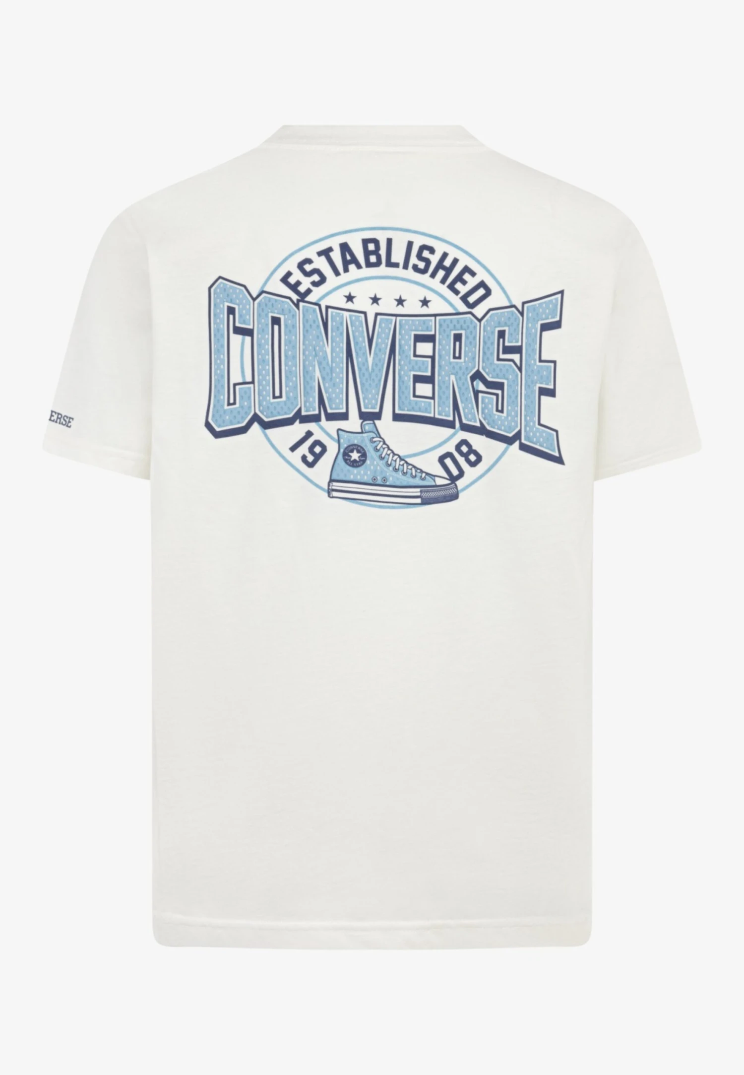 Converse FRONTBACK - Print T-shirt - Egret 2 Converse FRONTBACK - Print T-shirt - Egret - Image 2