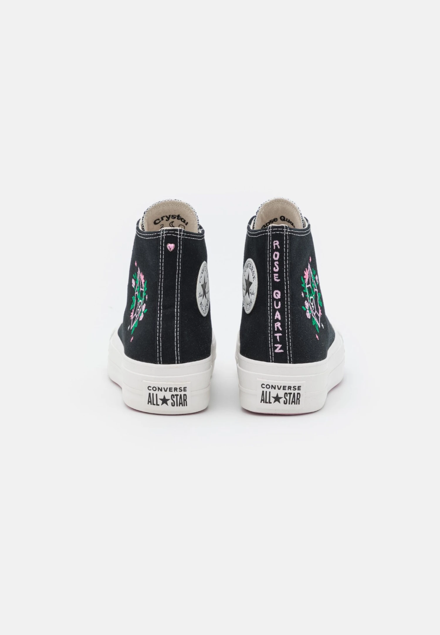 Converse Chuck Taylor All Star Lift - High-Top Trainers - Black/Wintage White/Light Artic Pink 4 Converse Chuck Taylor All Star Lift - High-Top Trainers - Black/Wintage White/Light Artic Pink - Image 4