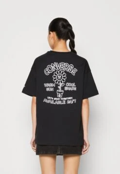 Converse Let'S Grow - Print T-Shirt - Black