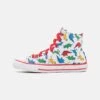Converse Chuck Taylor All Star Dinosaurs Unisex - High-Top Trainers - White/Enamel Red/Totally Blue
