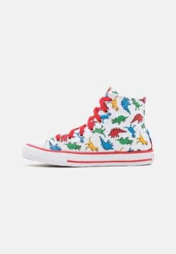 Converse Chuck Taylor All Star Dinosaurs Unisex - High-Top Trainers - White/Enamel Red/Totally Blue