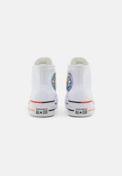 Converse Chuck Taylor All Star Lift - High-Top Trainers - White/Fresh Yellow/Gnarly Blue -Converse Store 4ebda9f1a8e94d5ca9889453f2bcc47a