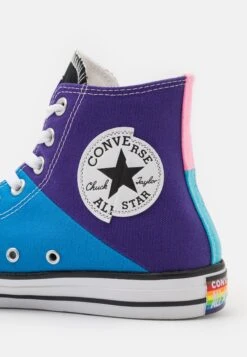 Converse Chuck Classic Unisex - High-Top Trainers - Court Purple/University Red/Bold Kiwi -Converse Store 4fd26a1d662145329677ee9dfe094f26