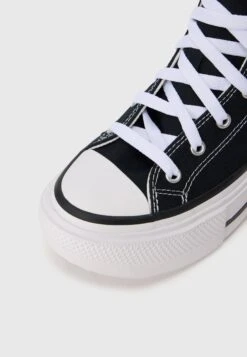 Converse CHUCK TAYLOR ALL STAR LIFT DOUBLE STACK UNISEX - High-top Trainers - Black/white/egret -Converse Store 513ae8abc27e4349838afb45614d9d7c