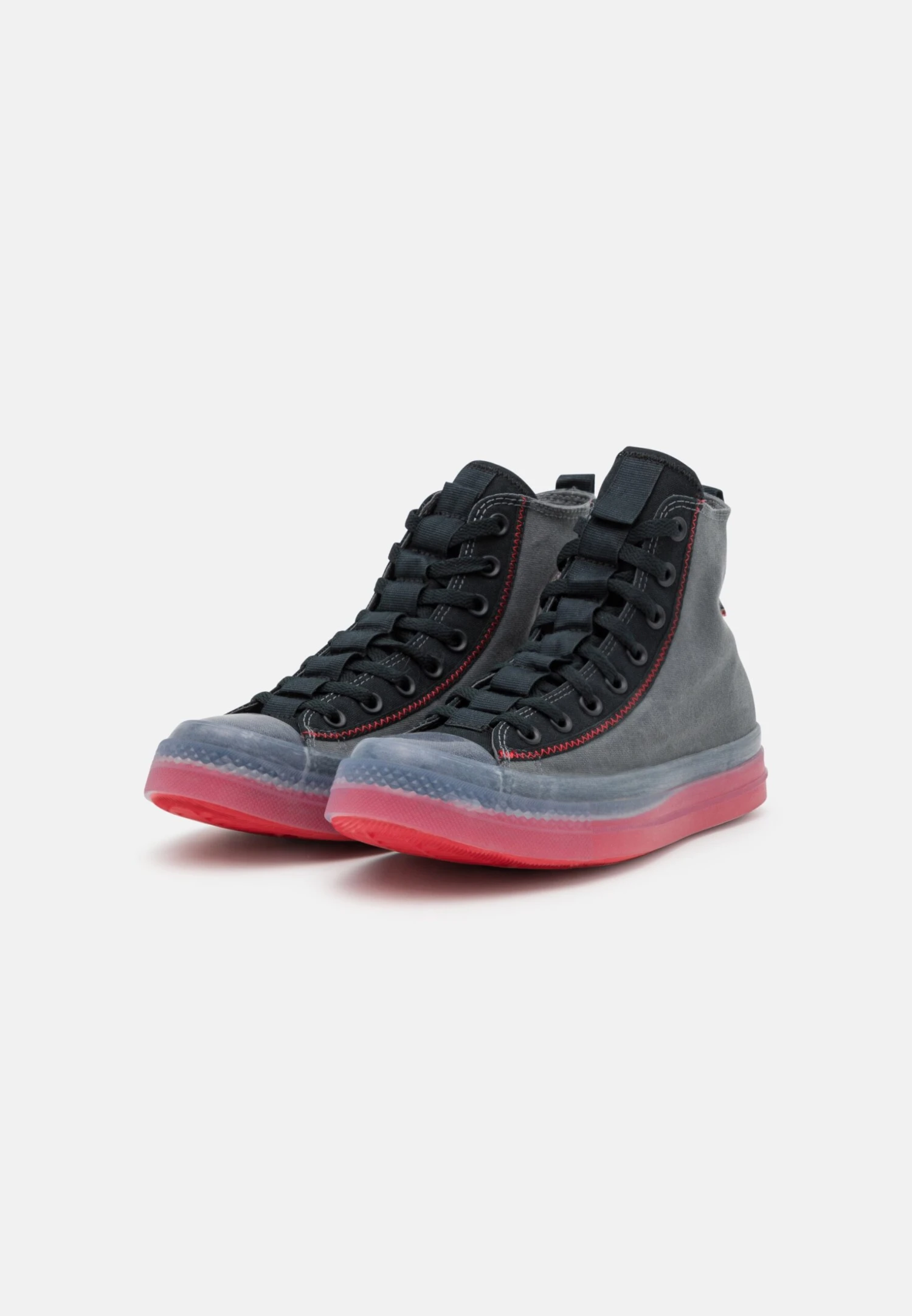 Converse Chuck Taylor All Star Desert Sunset Unisex - High-Top Trainers - Iron Grey/Black/Red 2 Converse Chuck Taylor All Star Desert Sunset Unisex - High-Top Trainers - Iron Grey/Black/Red - Image 2