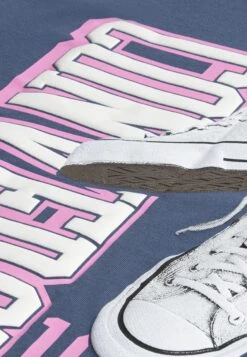 Converse CHUCK TAYLOR - Print T-shirt - Slacker Blue -Converse Store 55052155636d45ea92db558b13320e87