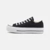 Converse CHUCK TAYLOR ALL STAR LIFT WIDE - Trainers - Black/white
