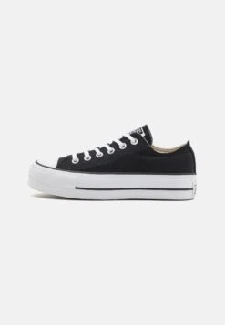 Converse CHUCK TAYLOR ALL STAR LIFT WIDE - Trainers - Black/white