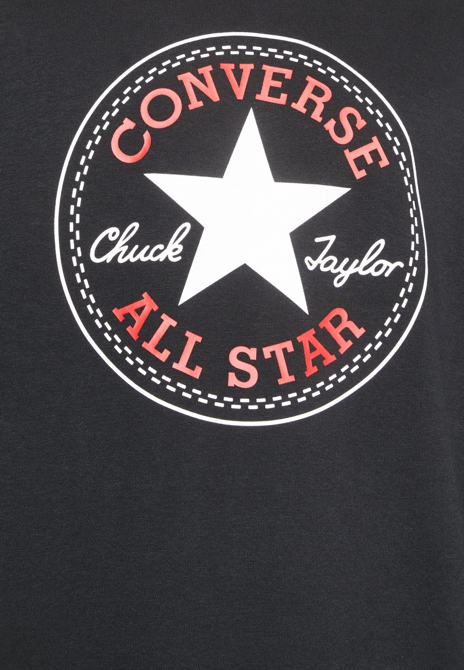Converse Go To All Star Patch Crew Unisex - Sweatshirt - Black 4 Converse Go To All Star Patch Crew Unisex - Sweatshirt - Black - Image 4