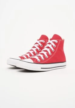 Converse Chuck Taylor All Star Hi- High-Top Trainers - Red -Converse Store 577546ca932644709f56a9cfd66de9f8