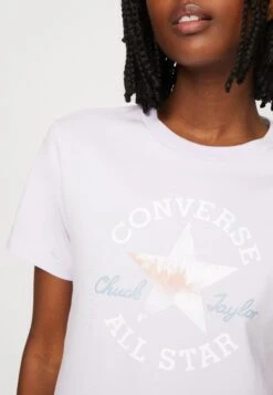 Converse Floral Chuck Taylor All Star Patch Short Sleeve - Print T-Shirt - Vapor Violet -Converse Store 57e157d820784f63bb237229867f4f5a
