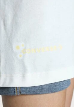 Converse Loose Fit Festival Smoothie Tee - Print T-Shirt - Egret -Converse Store 58db531bcdbc4d958850371364b0d680