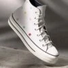 Converse CHUCK TAYLOR ALL STAR LIFT - High-top Trainers - Vintage White/black