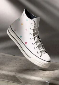 Converse CHUCK TAYLOR ALL STAR LIFT - High-top Trainers - Vintage White/black