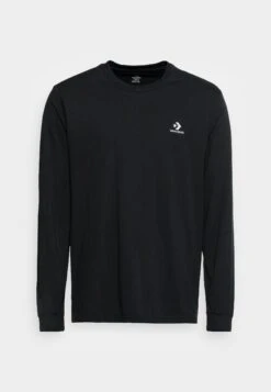 Converse Embroidered Star Chevron Long Sleeve Tee Unisex - Long Sleeved Top - Black -Converse Store 5f90e2ff734e4bb8819c34f532551178