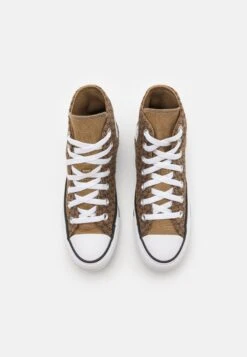 Converse Chuck Taylor All Star Herringbone Unisex - High-Top Trainers - Sand Dune/Velvet Brown/White -Converse Store 5fc75c6bb6f84165ba95716b58588263