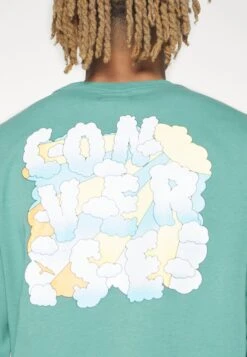 Converse Clouds Long Sleeve Crew - Sweatshirt - Algae Coast -Converse Store 600a711f4ccf471f997d13f9a146c453