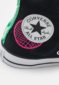 Converse Chuck Taylor All Star Unisex - High-Top Trainers - Black/Green/Prime Pink -Converse Store 60282f8d5dae49368ec3da303c234cef