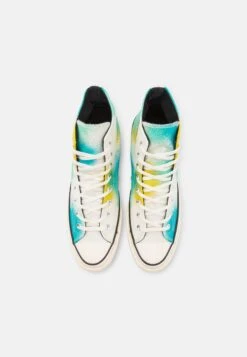 Converse Chuck 70 Spray Paint Unisex - High-Top Trainers - Egret/Cyber Teal/Bright Bud -Converse Store 607771d35e7740af8701706250204ed4
