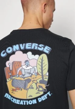 Converse Recreation Department - Print T-Shirt - Black -Converse Store 610b32d340614d4680acdccac5de5795