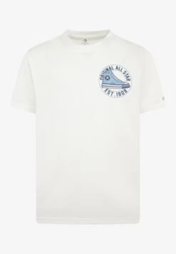 Converse FRONTBACK - Print T-shirt - Egret