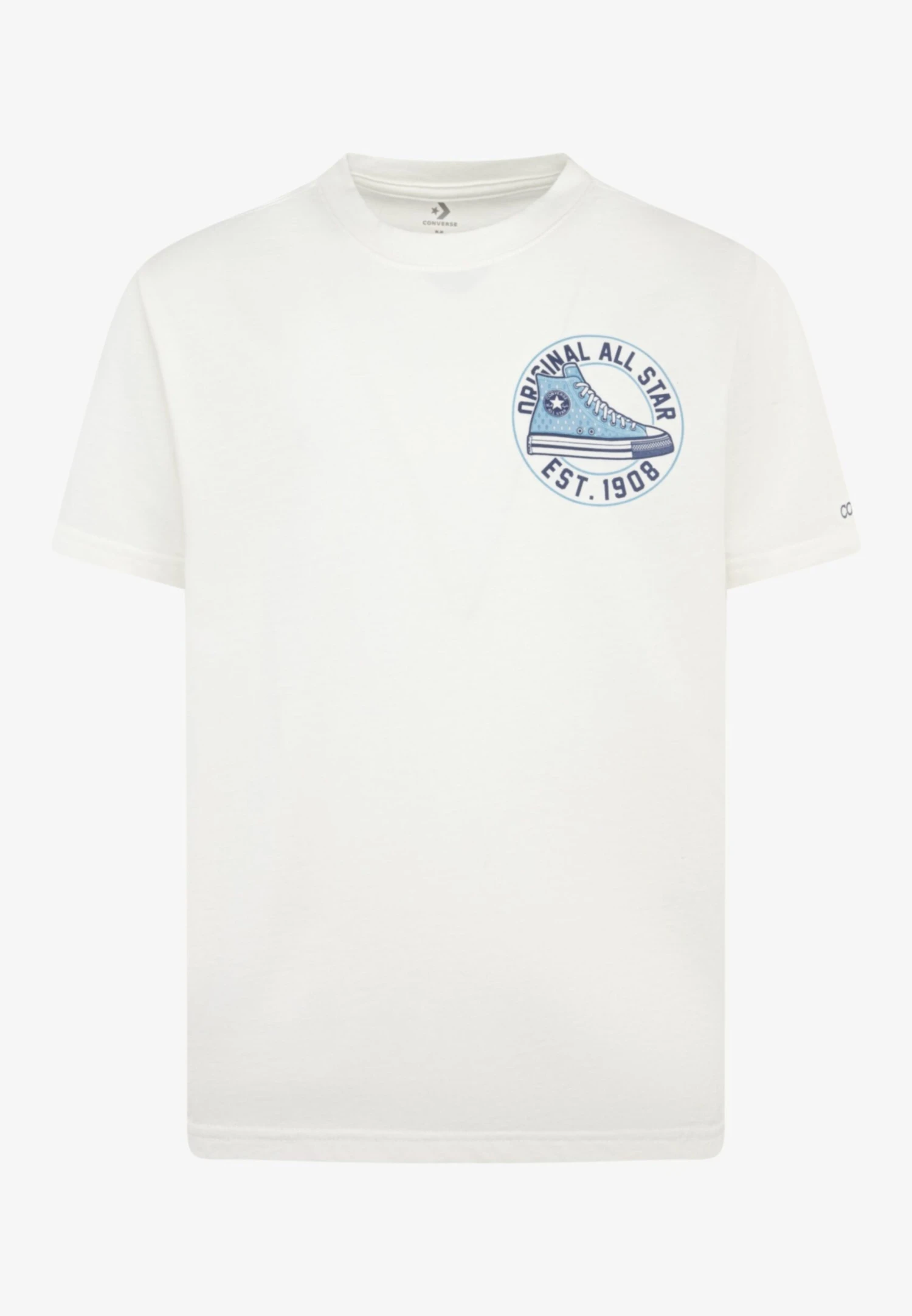 Converse FRONTBACK - Print T-shirt - Egret 1 Converse FRONTBACK - Print T-shirt - Egret
