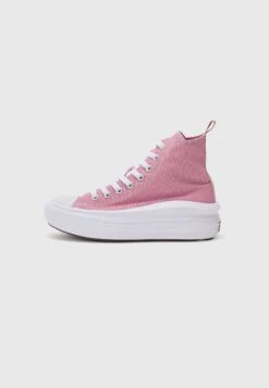 Converse CHUCK TAYLOR ALL STAR MOVE UNISEX - High-top Trainers - Cliffside Rose/white/black
