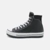Converse CHUCK TAYLOR ALL STAR CITY TREK WATERPROOF BOOT UNISEX - High-top Trainers - Black/white/silver