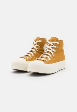 Converse Chuck Taylor All Star Lift - High-Top Trainers - Burnt Honey/Light Gold/Egret -Converse Store 651abf8a88d54698a59338892543da30