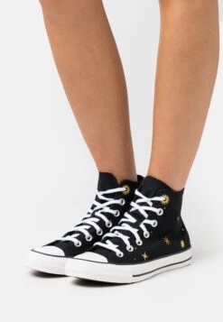 Converse Chuck Taylor All Star - High-Top Trainers - Black/Thriftshop Yellow