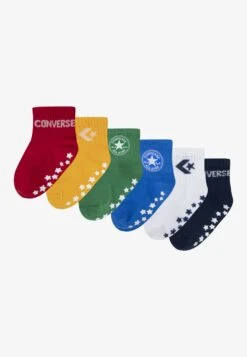 Converse CORE GRIP UNISEX 6 PACK - Socks - Mystic Sky -Converse Store 65a952fba70447adba8464585991510a