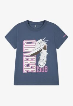 Converse CHUCK TAYLOR - Print T-shirt - Slacker Blue