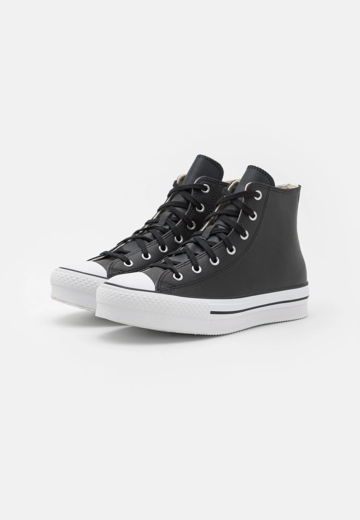Converse Chuck Taylor All Star Eva Lift Platform Unisex - High-Top Trainers - Black/Natural Ivory/White 2 Converse Chuck Taylor All Star Eva Lift Platform Unisex - High-Top Trainers - Black/Natural Ivory/White - Image 2