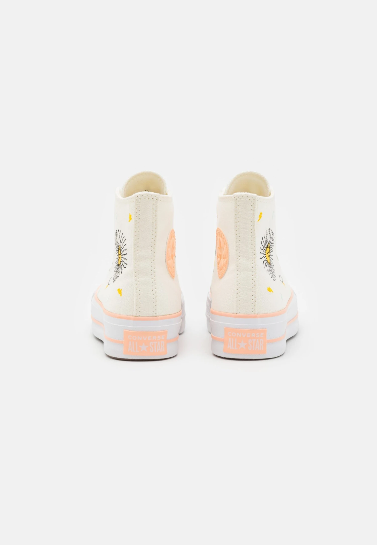 Converse Chuck Taylor All Star Lift Platform Summer Florals - High-Top Trainers - Cheeky Coral/White 4 Converse Chuck Taylor All Star Lift Platform Summer Florals - High-Top Trainers - Cheeky Coral/White - Image 4
