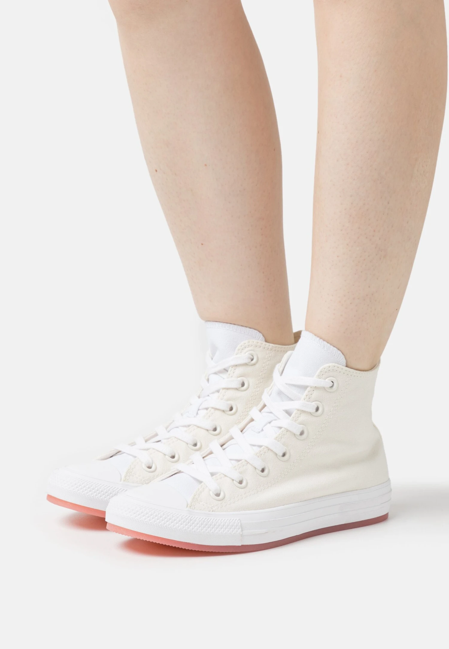 Converse Chuck Taylor All Star Marbled - High-Top Trainers - Egret/Cheeky Coral/Lawn Flamingo 1 Converse Chuck Taylor All Star Marbled - High-Top Trainers - Egret/Cheeky Coral/Lawn Flamingo