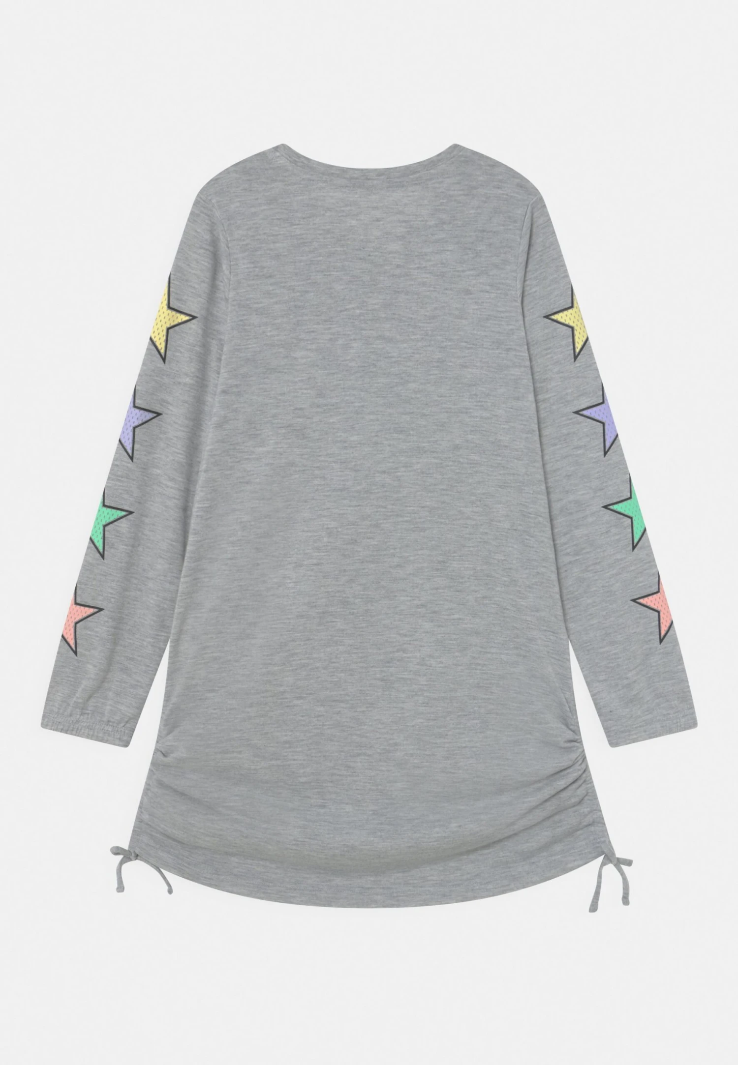 Converse Ruched Dress - Jersey Dress - Light Gray Heather 2 Converse Ruched Dress - Jersey Dress - Light Gray Heather - Image 2