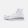 Converse Chuck Taylor All Star Eva Lift Platform Unisex - High-Top Trainers - White/Garnet/Navy