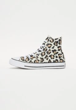 Converse CHUCK TAYLOR - High-top Trainers - Black/coastal Dune/egret