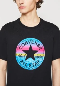 Converse Go To Coastal All Star Unisex - Print T-Shirt - Black -Converse Store 6b7d613985c84d6783c618b870cb6fc7