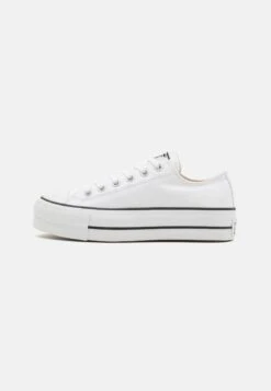 Converse CHUCK TAYLOR ALL STAR LIFT PLATFORM WIDE WIDTH - Trainers - White/black