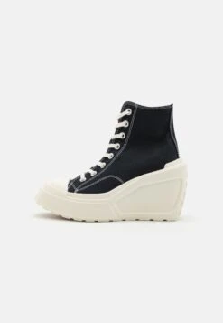 Converse CHUCK 70 DE LUXE WEDGE - High-top Trainers - Black/egret