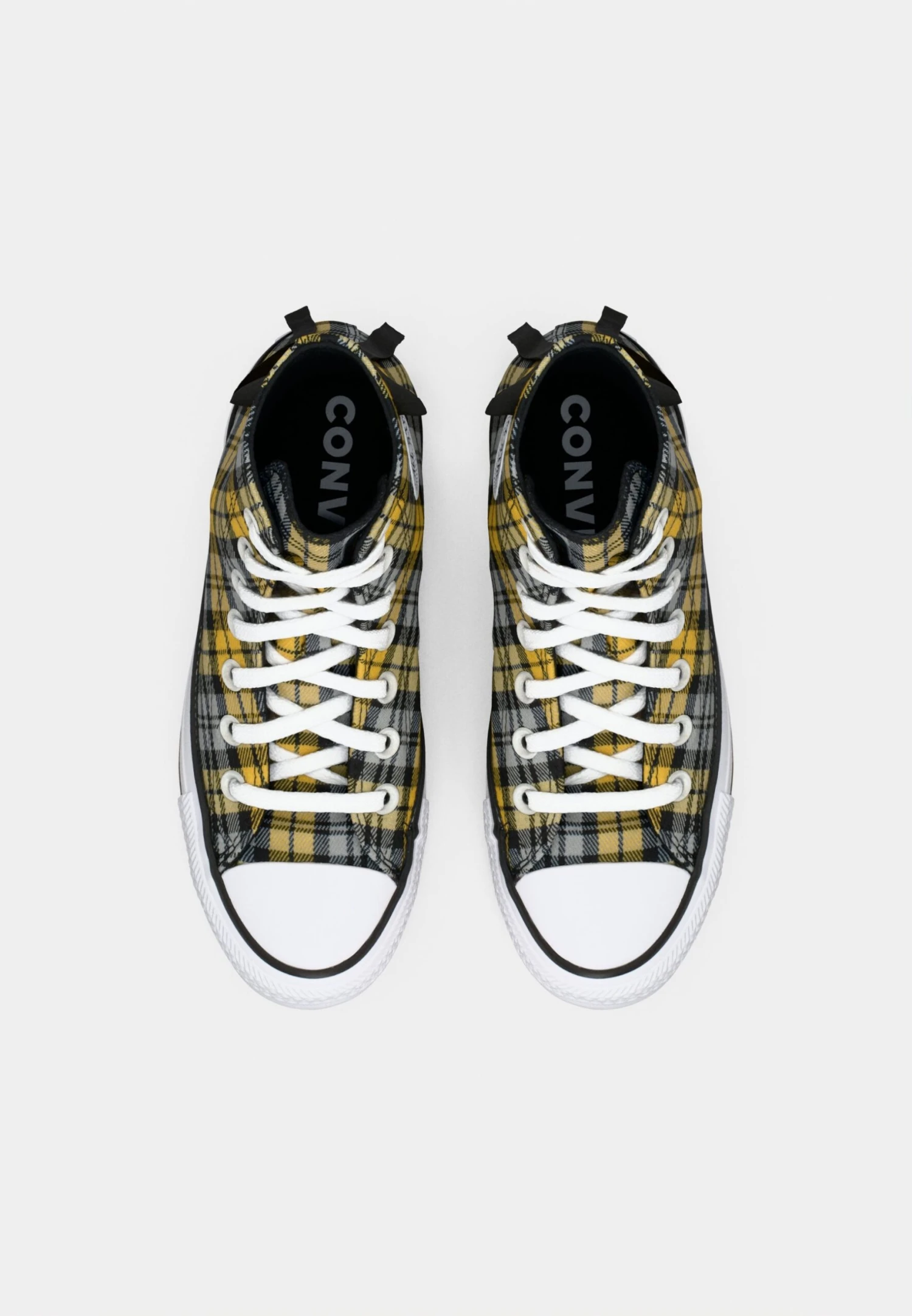 Converse CHUCK TAYLOR ALL STAR PLAID - High-top Trainers - Black/yellow/white 6 Converse CHUCK TAYLOR ALL STAR PLAID - High-top Trainers - Black/yellow/white - Image 6