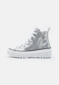 Converse Chuck Taylor All Star Lugged Lift Platform Unisex - High-Top Trainers - Silver/White/Black