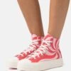 Converse Chuck Taylor All Star Lift - High-Top Trainers - Sunrise Pink/Carmine Pink/Egret